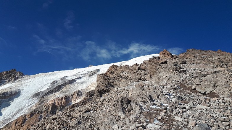Peak Damavand from Jokhar, Mount Damavand