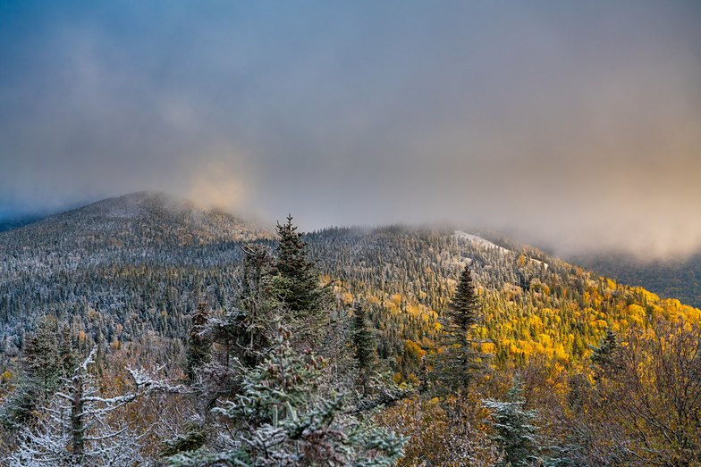 First snow, Mont Tremblant
