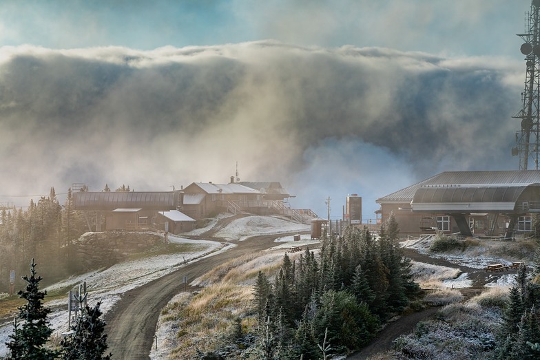 First snow, Mont Tremblant