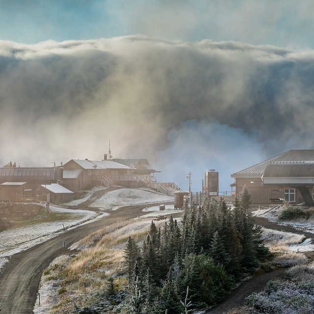 First snow, Mont Tremblant