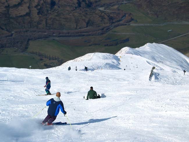 Treble Cone snow