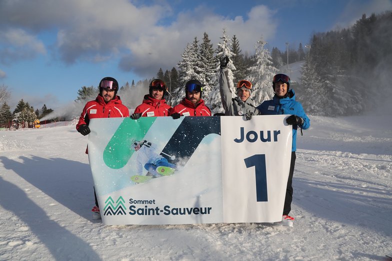 Start of the season, Mont Saint Sauveur
