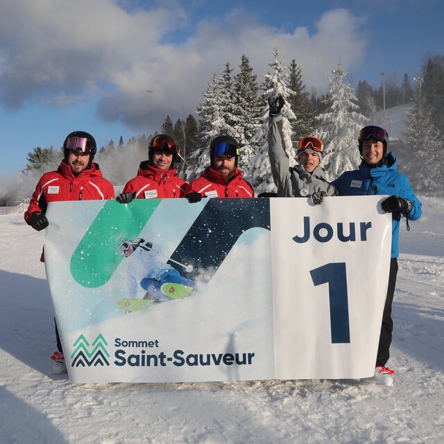 Start of the season, Mont Saint Sauveur