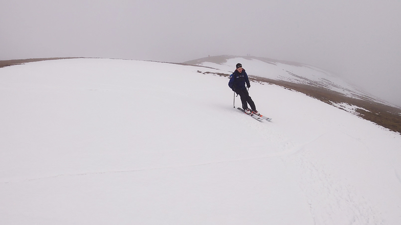 November skiing in the Brecon Beacons., Pen-y-Fan