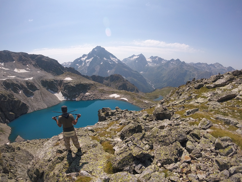 Russia. Arkhyz, Crater Lake