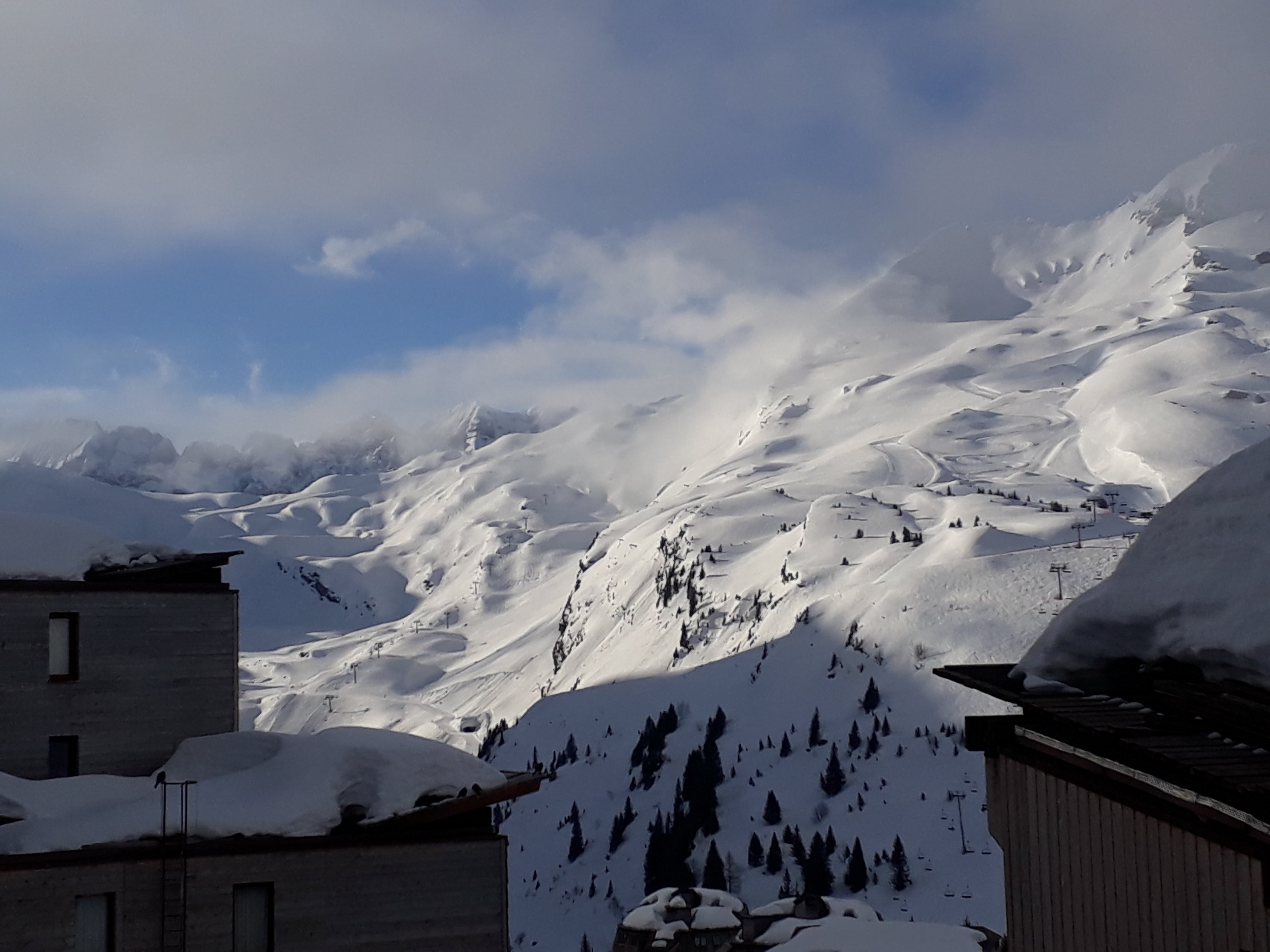View from balcony, Avoriaz