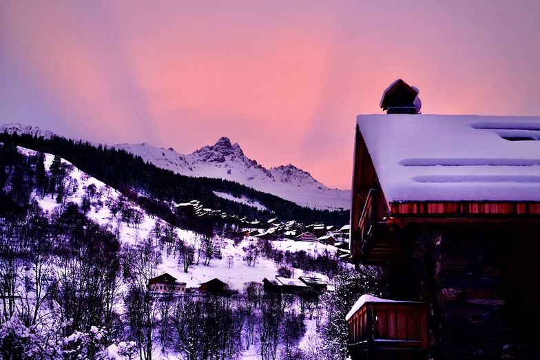 Sunrise from Les Allues, Méribel