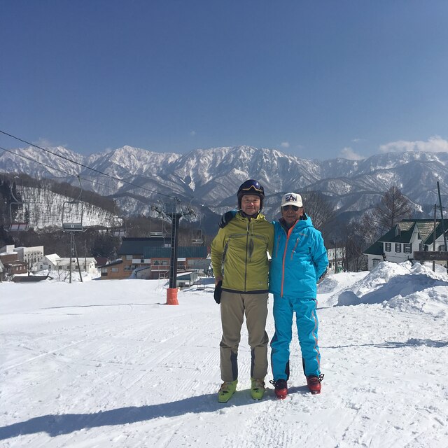 With my ski master, Hakuba Norikura