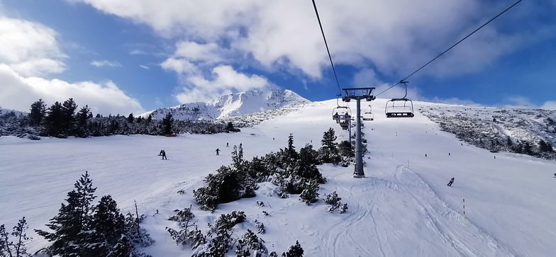 from 10 degrees above to 10 below, Bansko