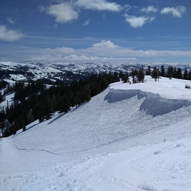 Cornice at Porridge Bowl, Bear Valley