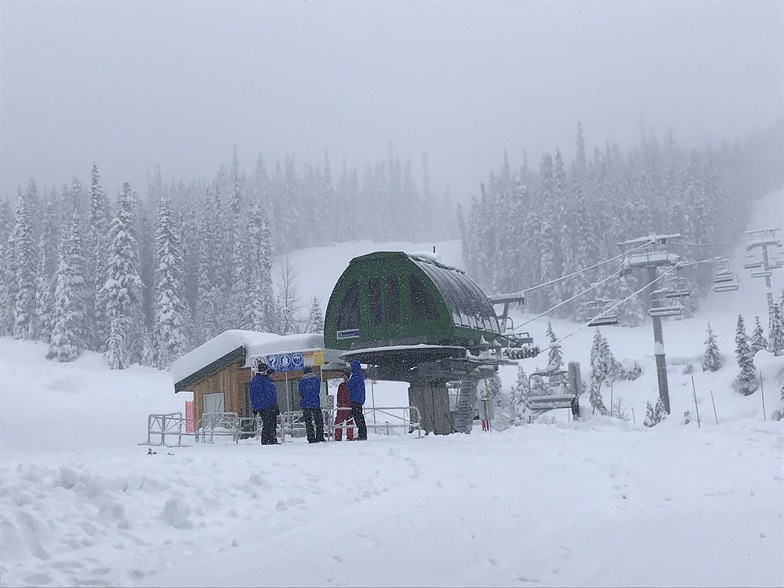 The new “ Bear Chair “, Manning Park Resort