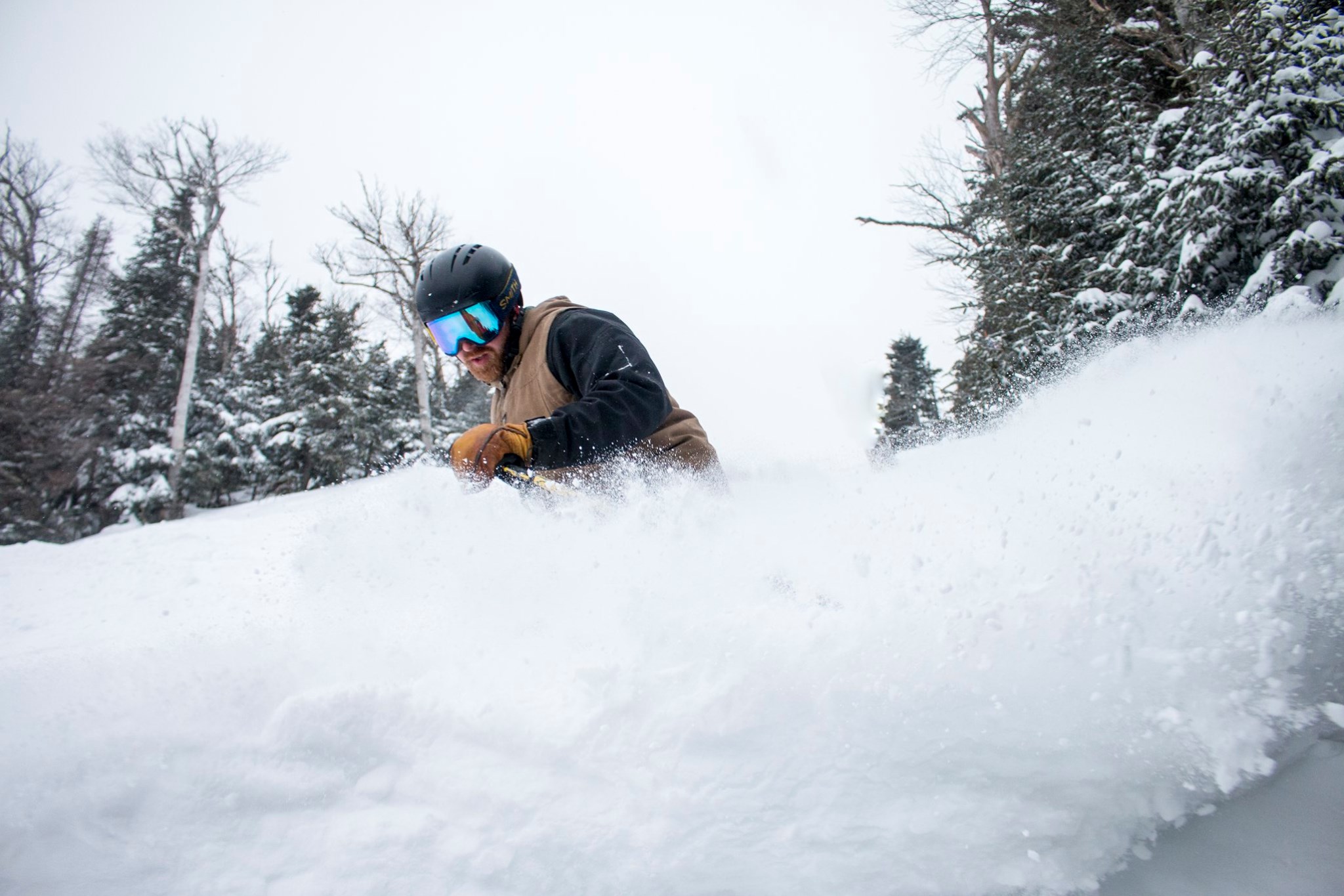 18 inches (45cm) of fresh snow, Whiteface Mountain (Lake Placid)