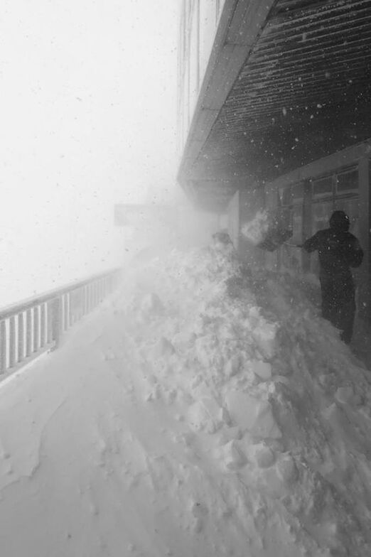 a storm that brought up to 2.1 metres (7ft) in the last week, Dachstein Glacier