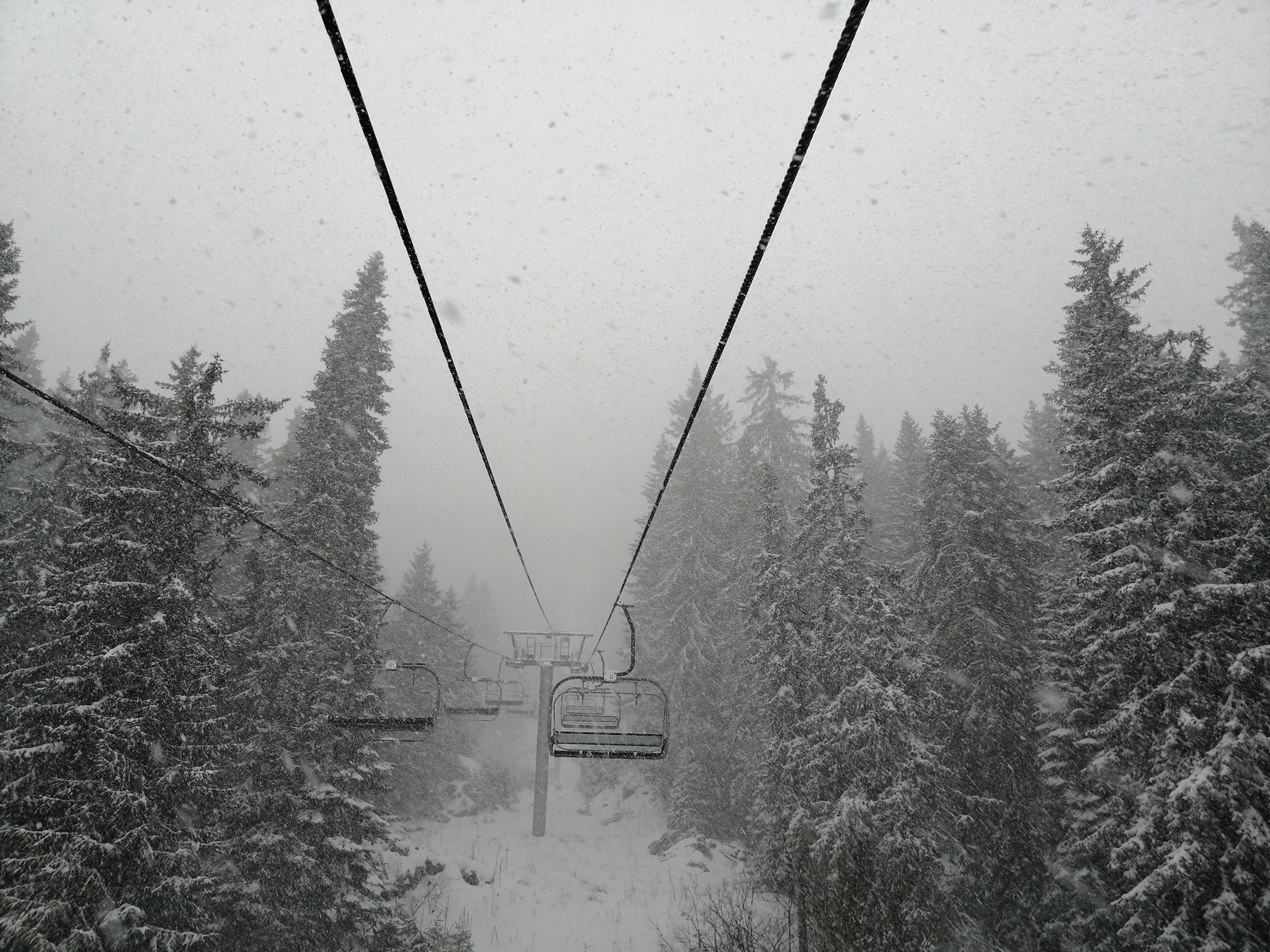 best snowstorm of the season so far for the country, Pamporovo