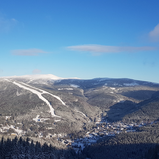 azure sky, Špindlerův Mlýn - Svatý Petr