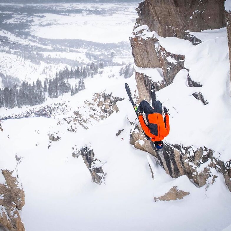 1.4m (55") on top of the 10m (400") so far this season, Jackson Hole