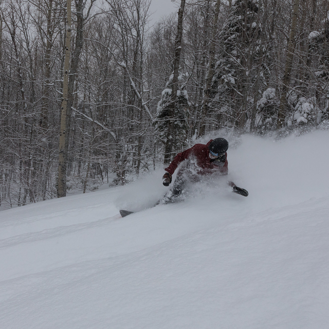 powday, Le Massif de Charlevoix