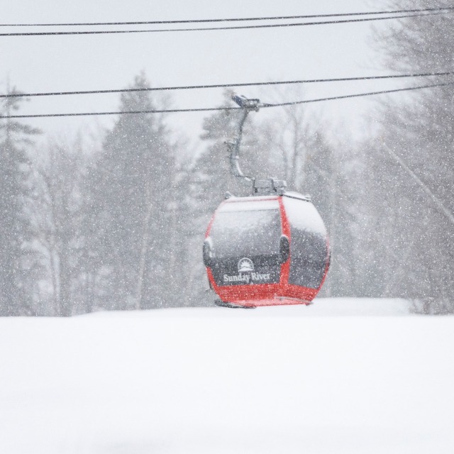 snowstorm getting started, Sunday River