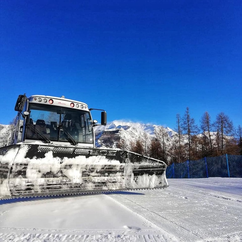 Slope prep, Bardonecchia