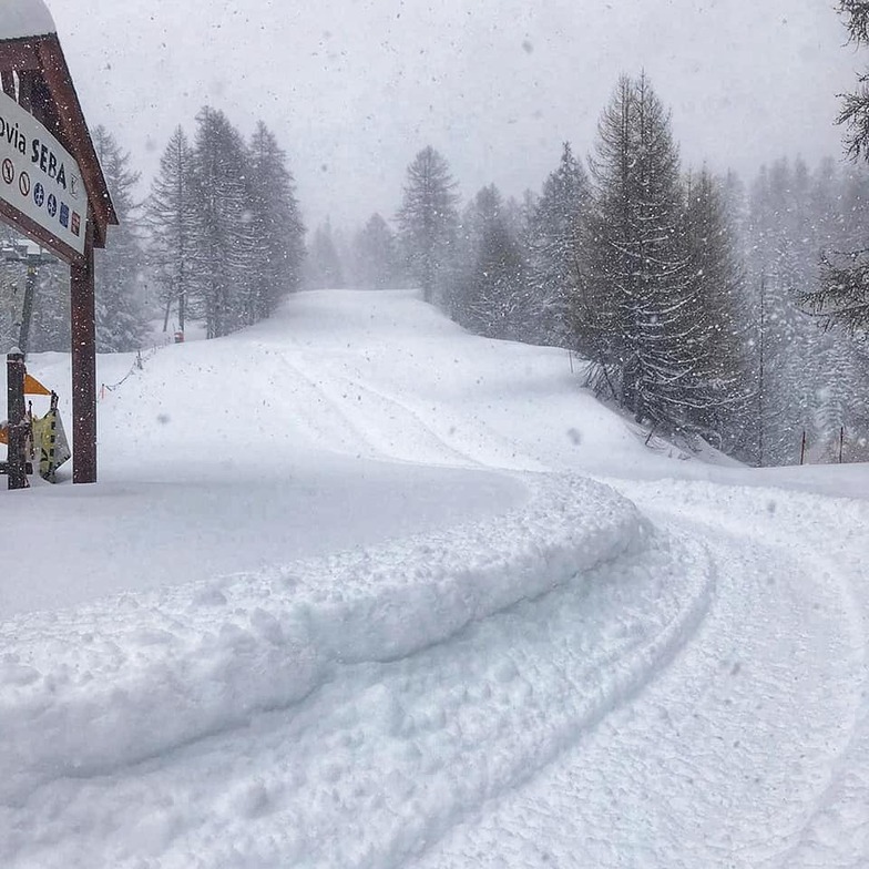 more than 50cm (20") of snowfall in the past 24 hours., Bardonecchia