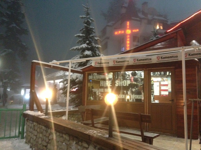 Borovets at night. 