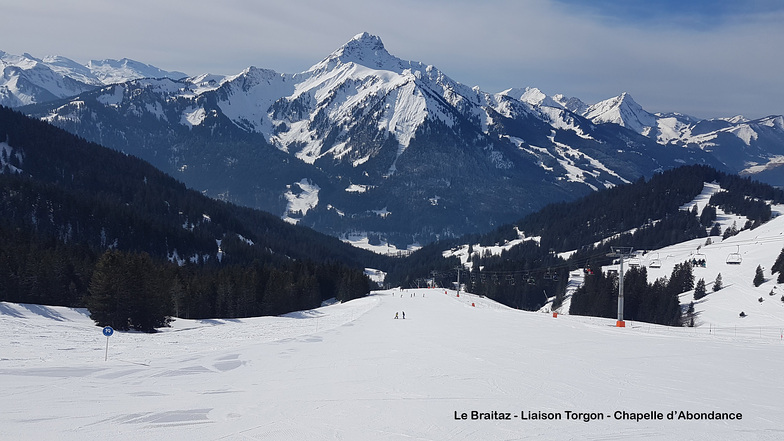 Ski piste Le Braitaz, Torgon-Les Portes du Soleil