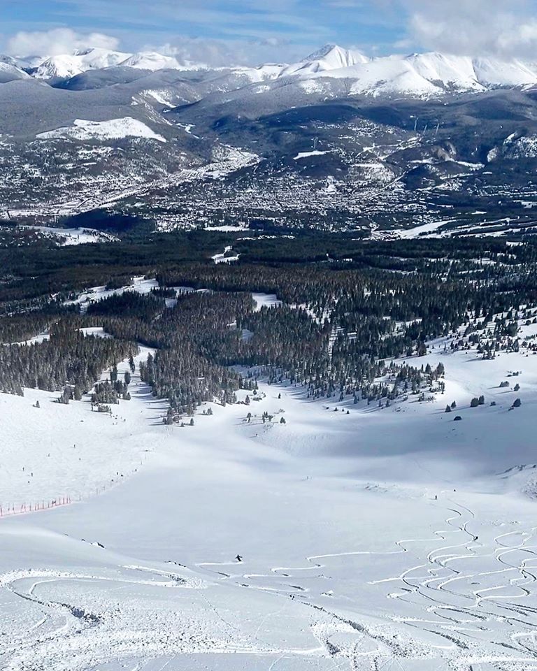 lots of snow yesterday, Breckenridge