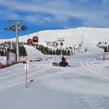 Ski areas in Finland are  still open., Yllas