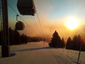 Last field operating this winter in New Mexico, Ski Apache photo