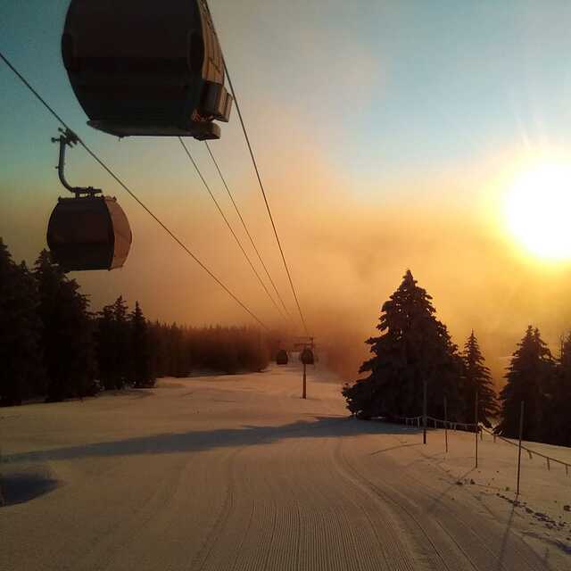 Last field operating this winter in New Mexico, Ski Apache