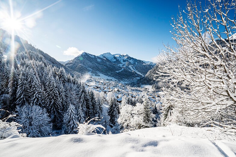 French: Affiche: le temps-neige