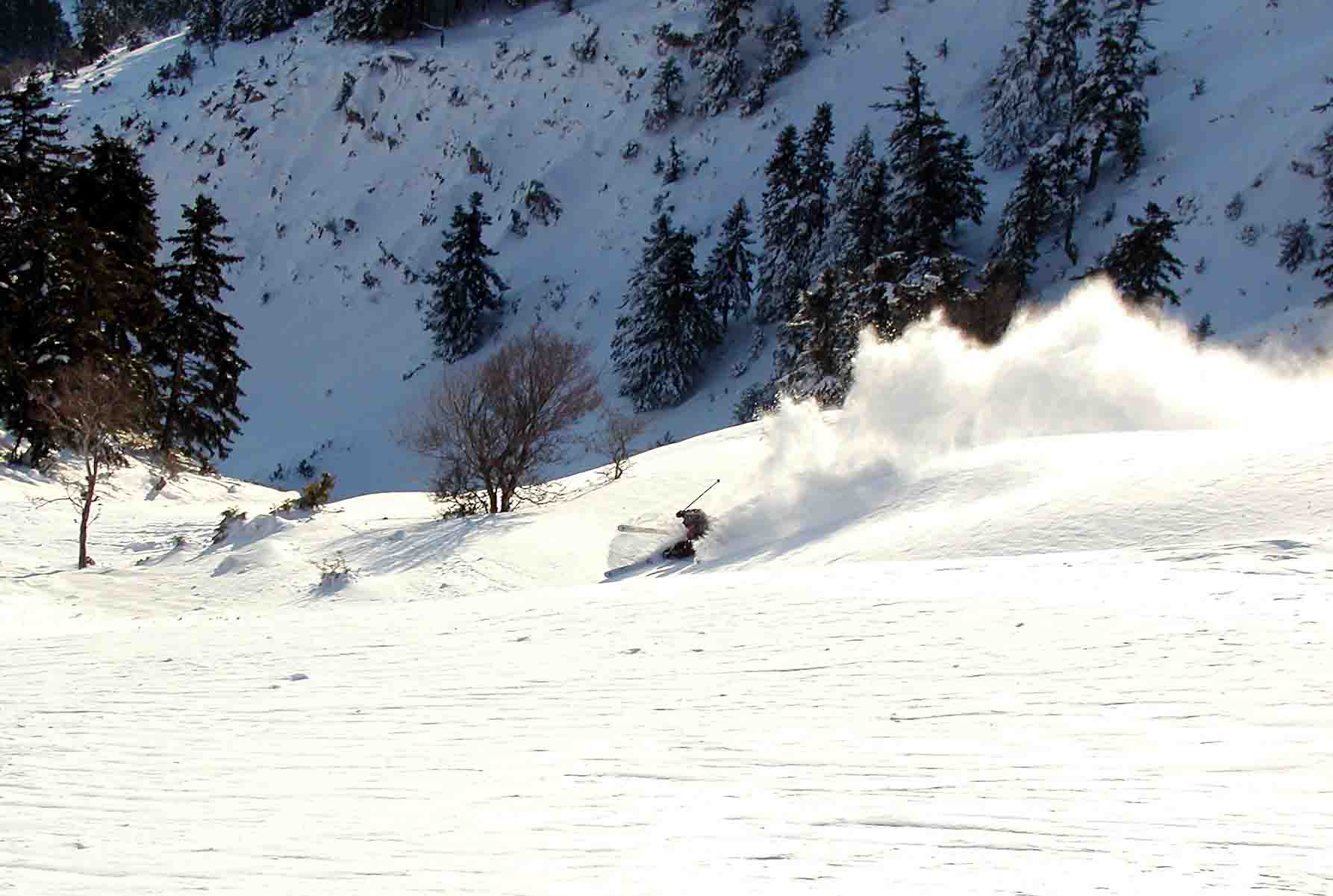 Off piste at Greece,Velouxi Mt, Karpenisi