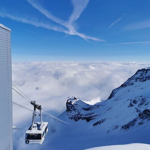 Gstaad Glacier 3000 Ski Resort by: tourist offical