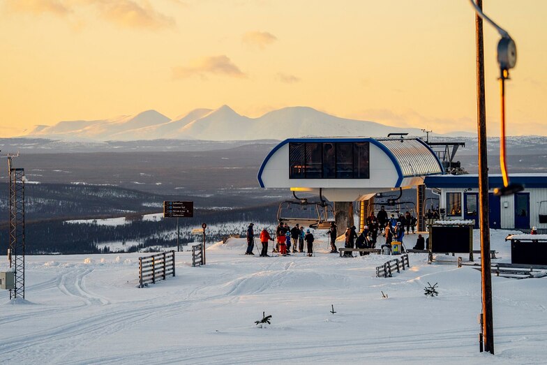 last day of the season for many Swedish ski areas, Idre Fjäll