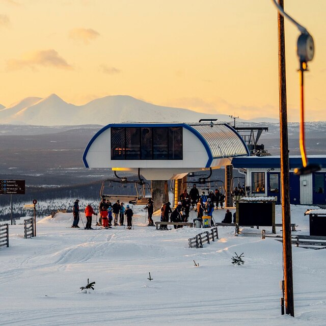 last day of the season for many Swedish ski areas, Idre Fjäll