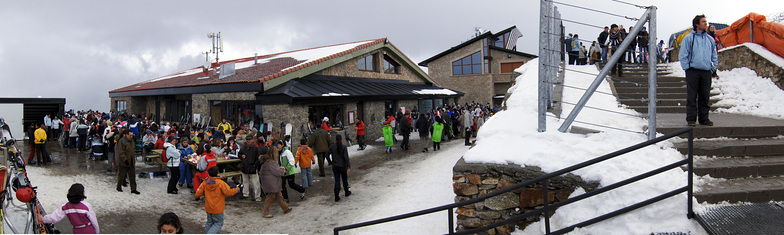 terraza de la zona de servicios, Sierra de Béjar - La Covatilla
