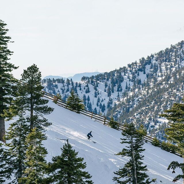 re-opened but now last weekend of the season, Mt Baldy (California)