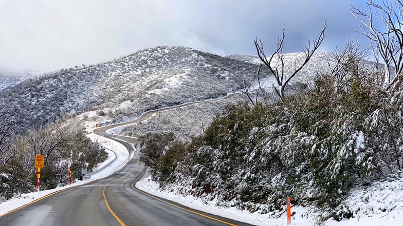 10cm of pre-season snow, Mount Hotham