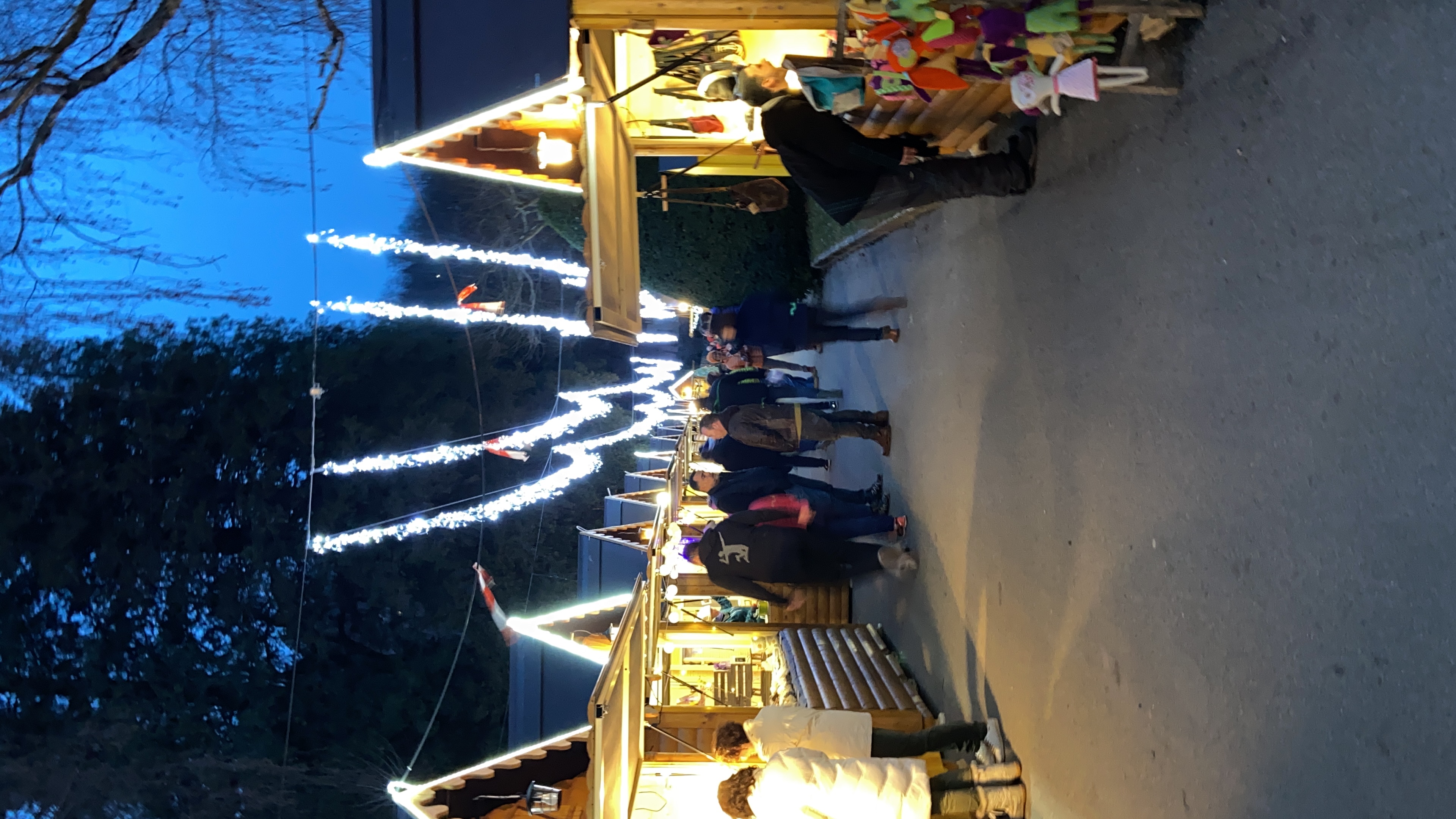 Outdoor market at Ax, Ax 3 Domaines