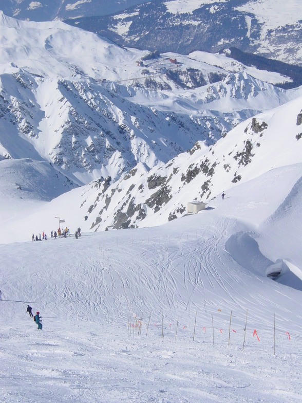 La Plagne gletscher