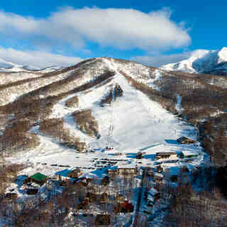 Birds eye view of Niseko Moiwa Ski Rersort