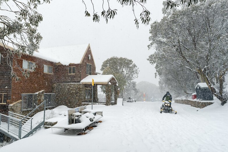 Closed due to virus but snow on its way, Falls Creek