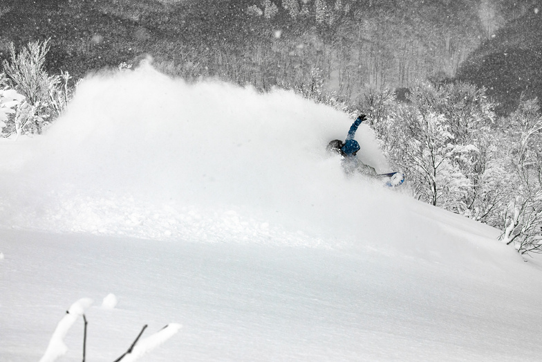The northern flank of Mt Iwaki above Aomori Spring Resort, Aomori Spring (Ajigasawa)