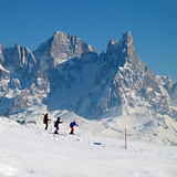 Ski Area Trevalli in the Dolomiti Mountain, Vigo di Fassa