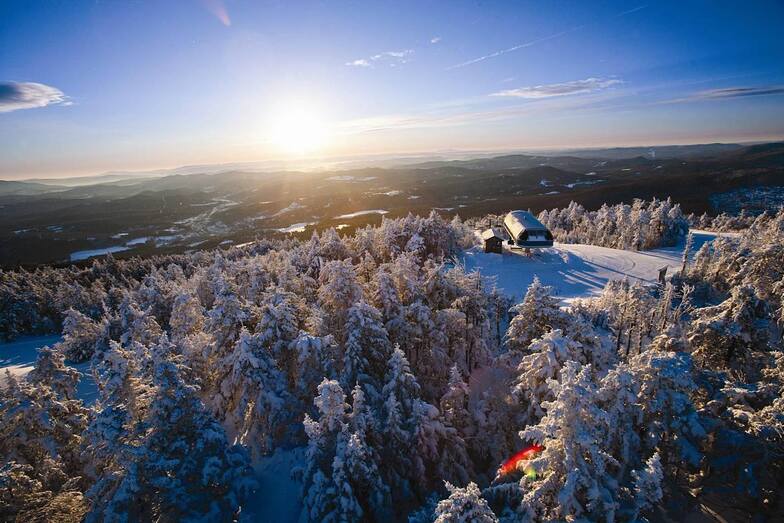 Okemo Mountain snow