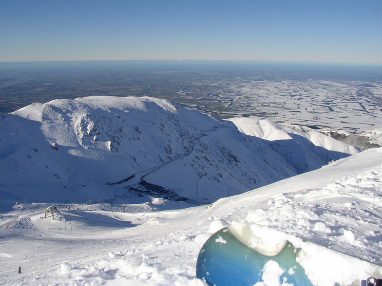 View from the top, Mt Hutt