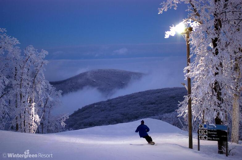 Wintergreen Resort snow