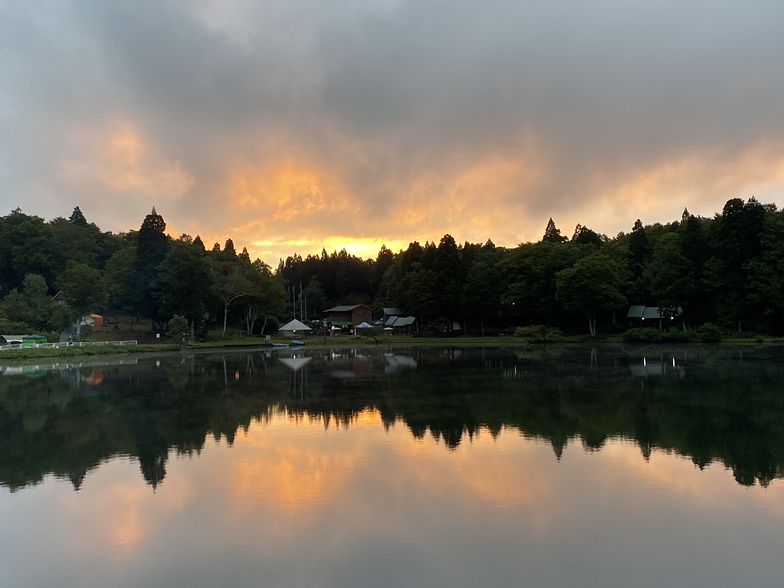 sunset at Sutakako, Nozawa Onsen
