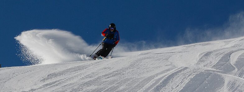 Marketing Matt - Throwing a little snow for the camera, Lookout Pass