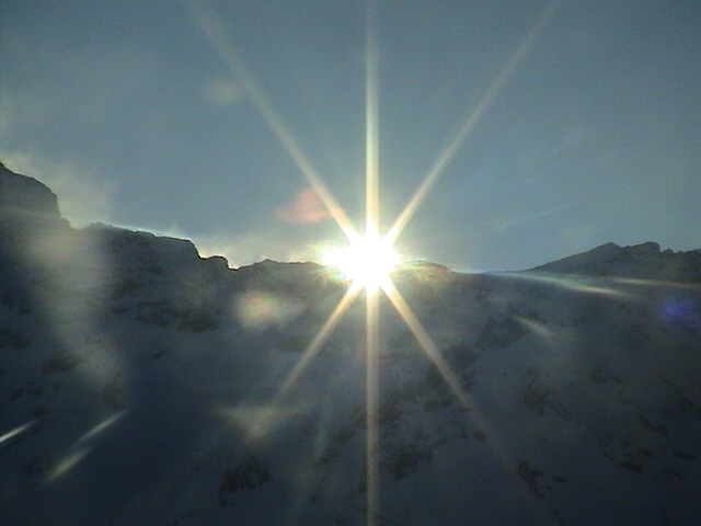 Sunrise - Valle Nevado Chile - Sept. 2002